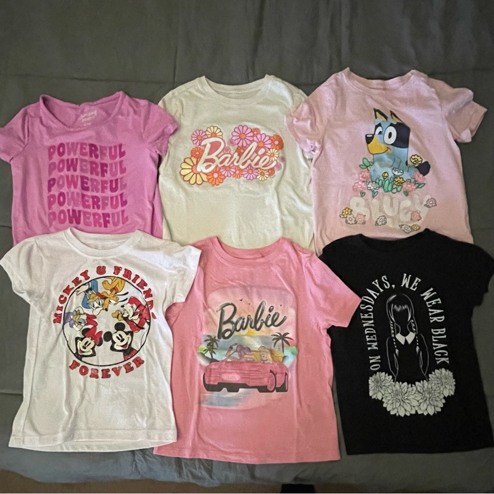 Colorful Graphic T-Shirts Set
